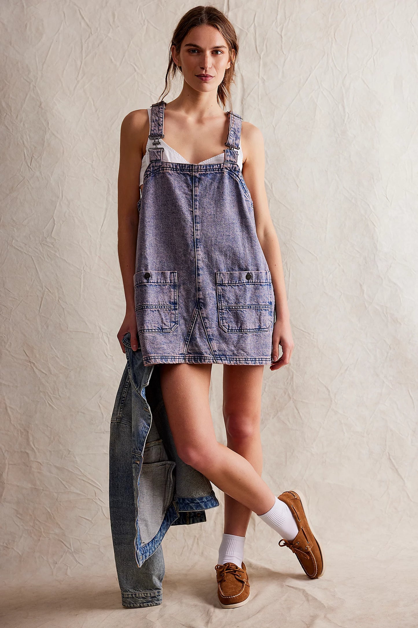 Overall Smock Mini Top - Pink Dreams