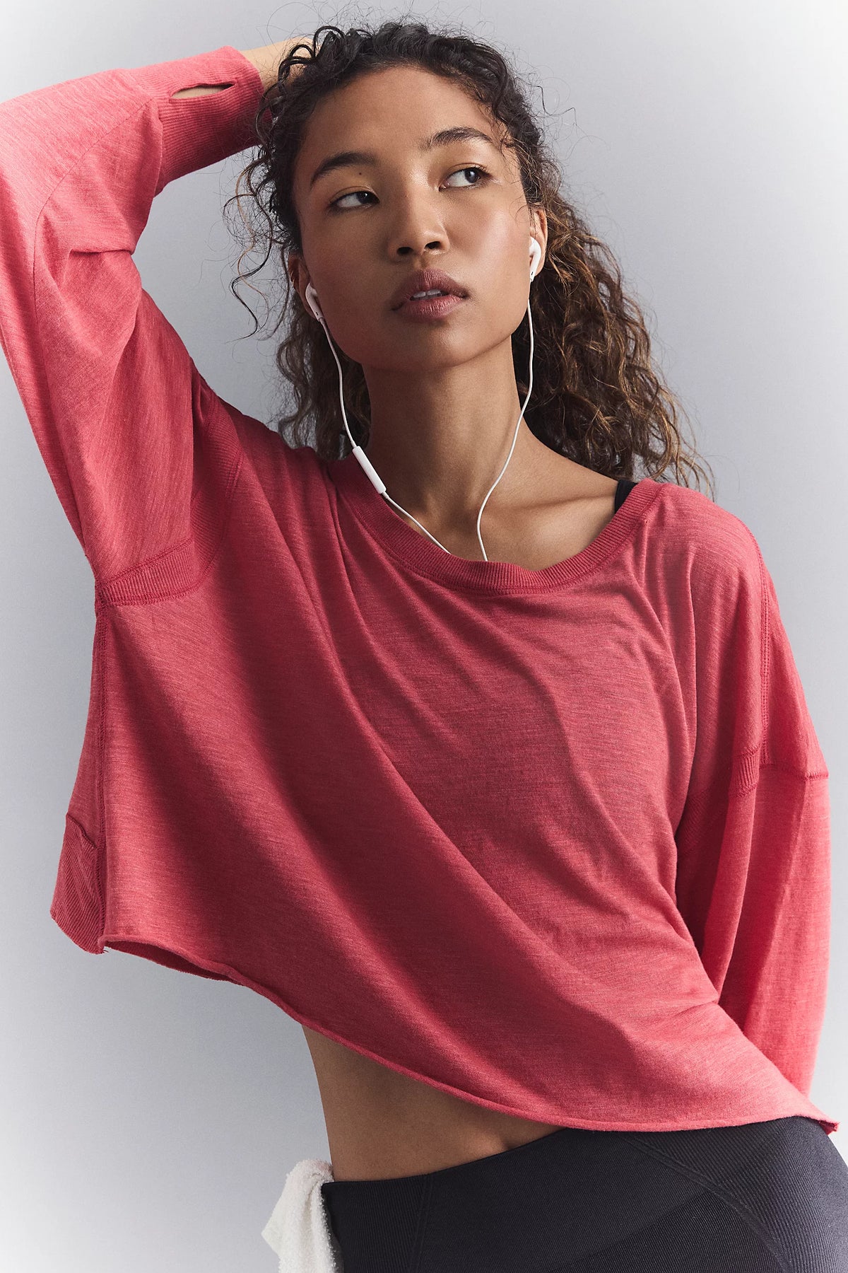 My Time Layer Tee - Candy Apple