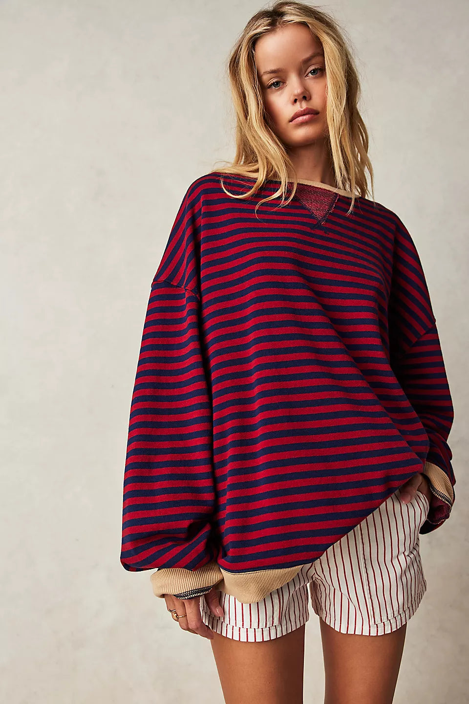 Classic Striped Crew - Nautical Combo