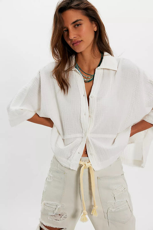Happy Days Top - Clean Ivory