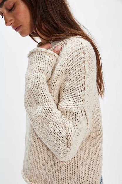 Opal Rollneck Sweater - Tea