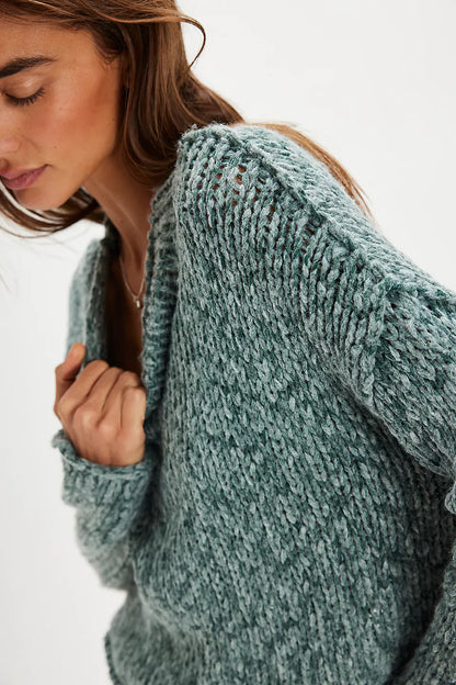Opal Rollneck Sweater - Rainforest