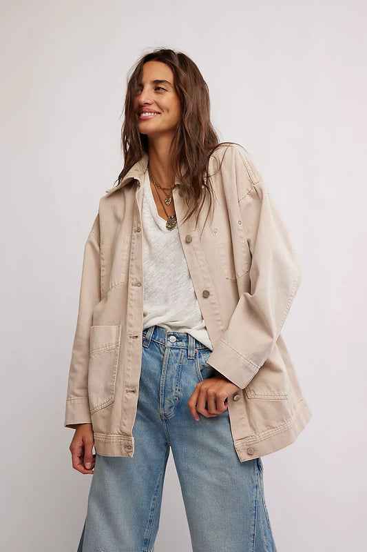 Avery Denim Jacket - Softest Sand