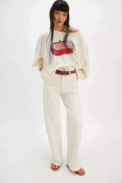 Graphic Camden Pullover - Sardine Combo