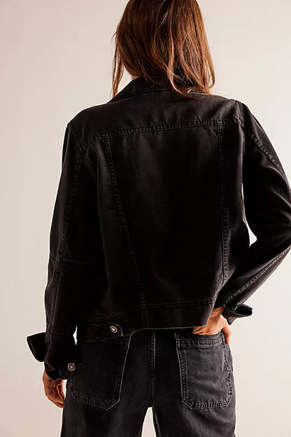 Rumors Denim Jacket - Black