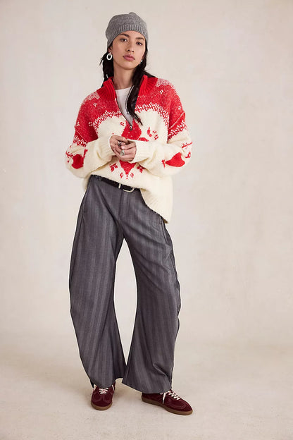 Mythical Sweater - Vanilla Scarlet Combo