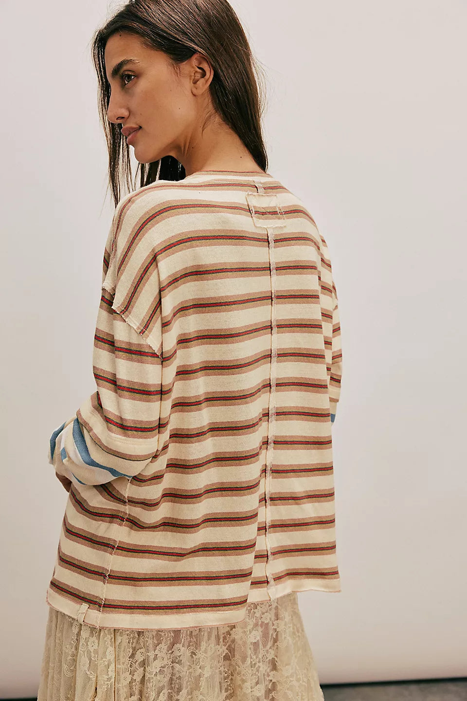 Nina Stripe Long Sleeve -Neutral Combo