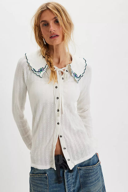 Juniper L/S Cardi - Ivory