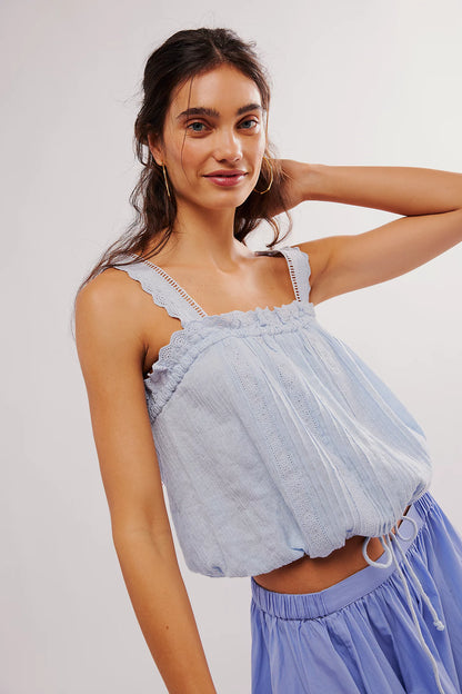 Because Of You Tank - Chambray