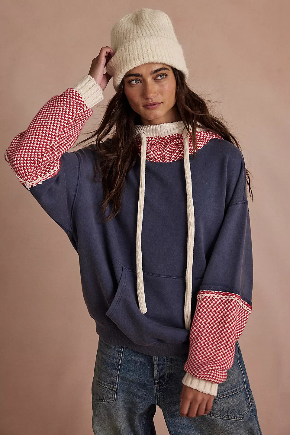 Snug Bonnet Sweatshirt - Indigo