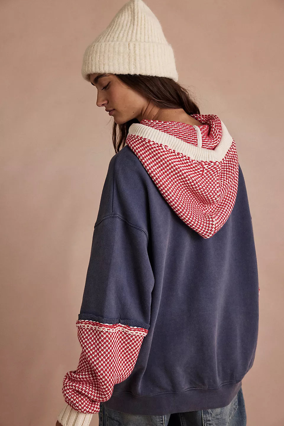 Snug Bonnet Sweatshirt - Indigo