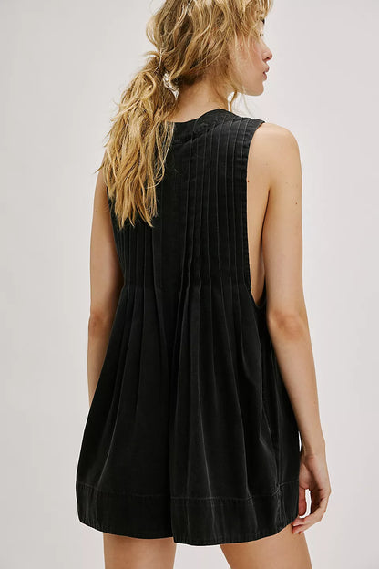 Webster Romper - Black Wash
