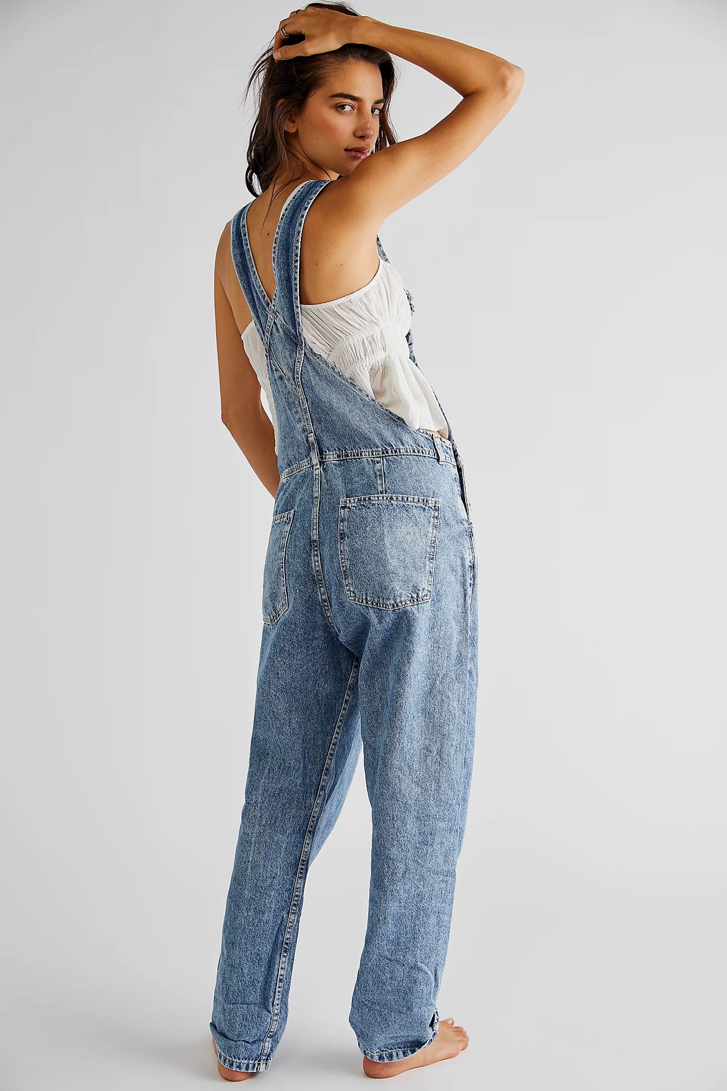 Ziggy Denim Overalls - Powder Blue