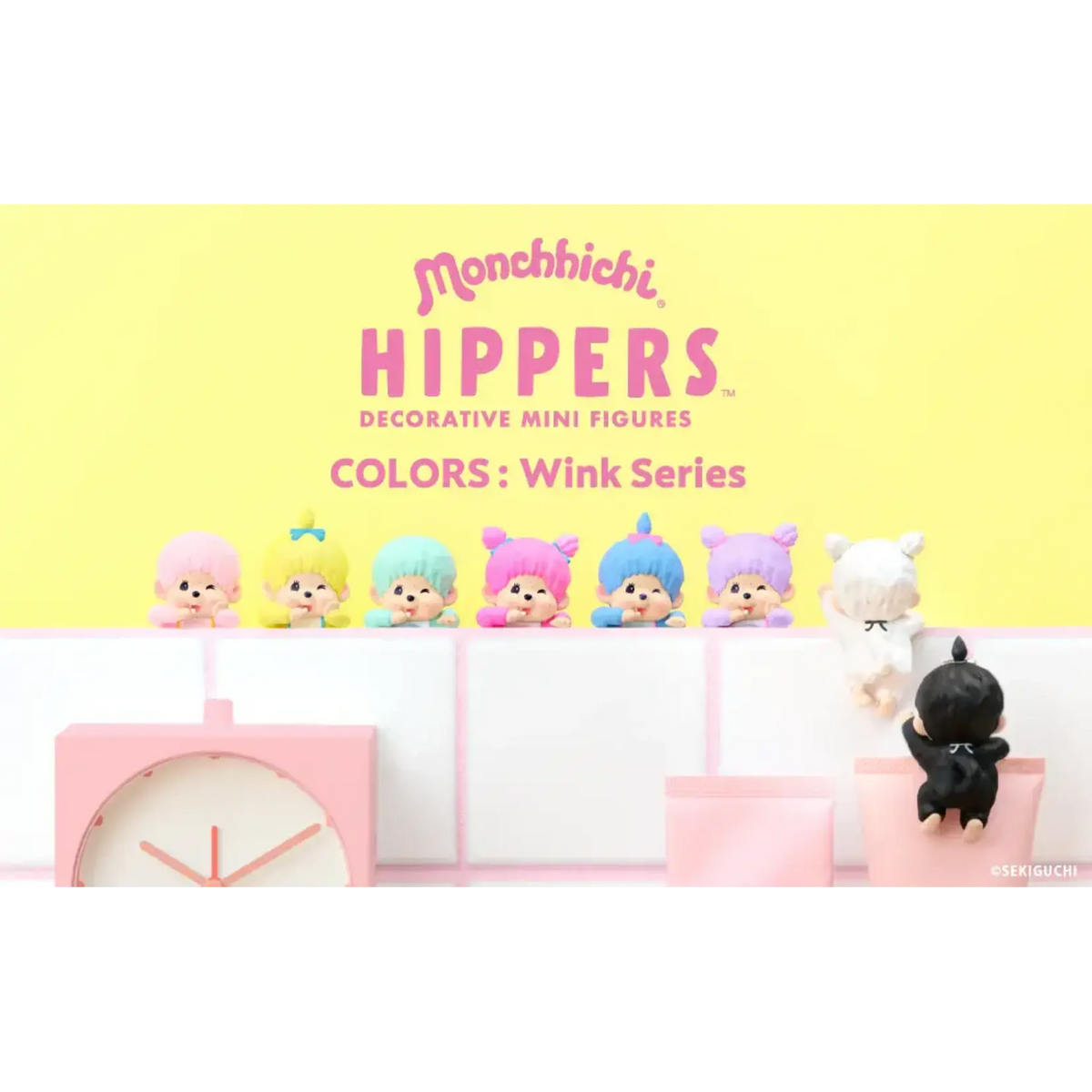 Monchhichi Hippers Colors Wink Series