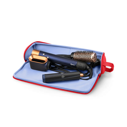 The Hair Tools Case - Coral Red/Periwinkle