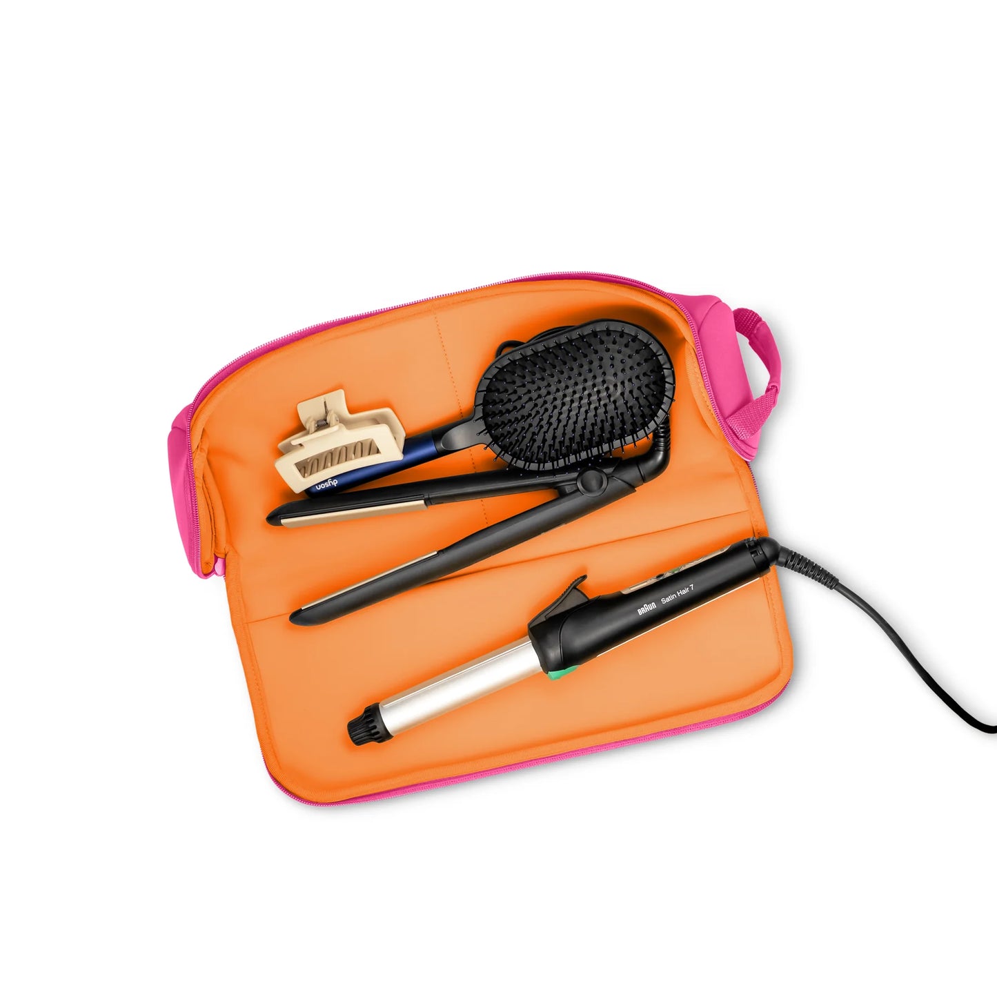 The Hair Tools Case - French Pink/Sherbert
