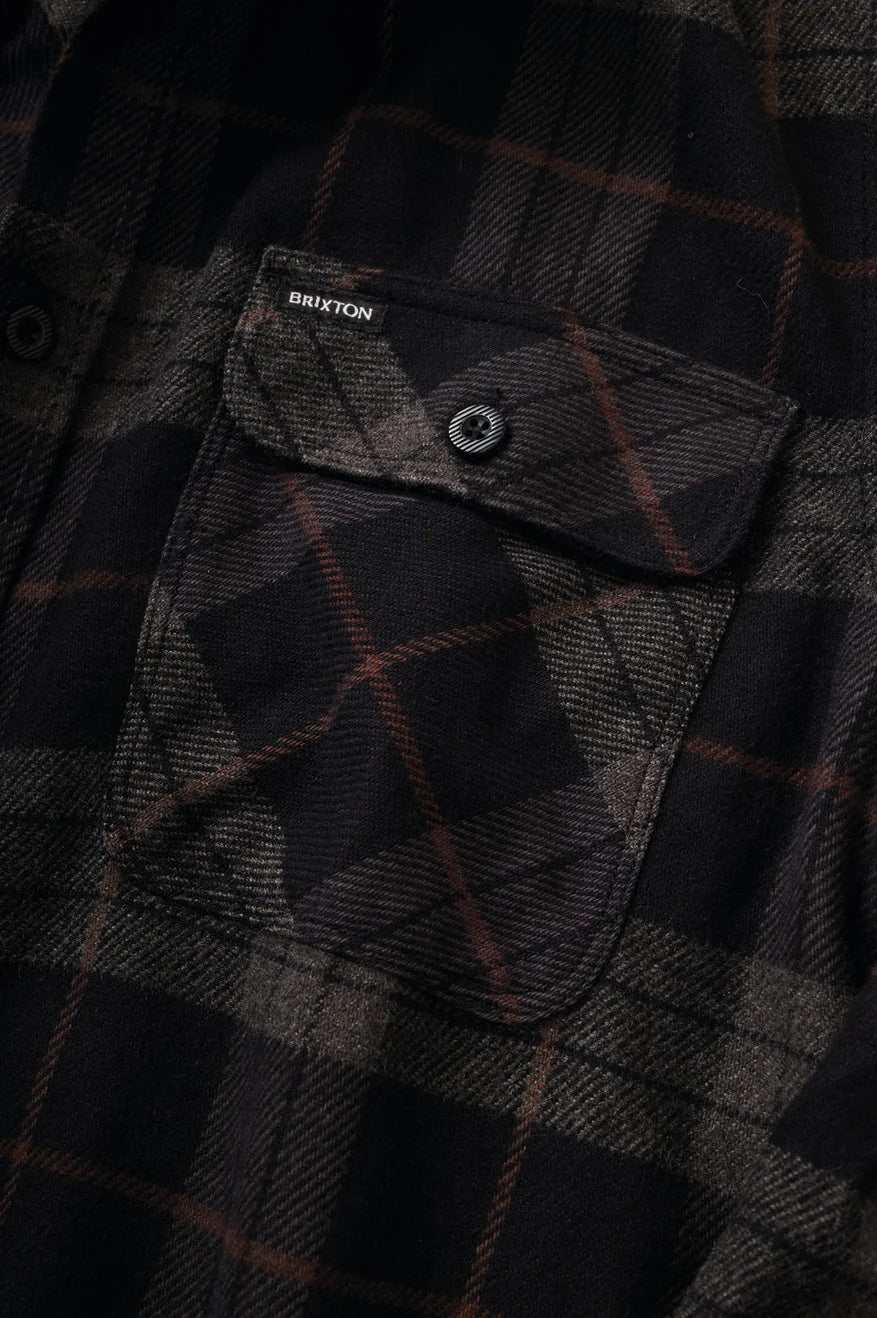 Bowery Flannel - Black/Charcoal