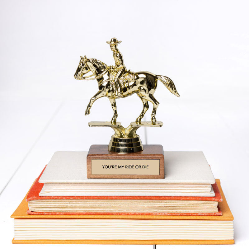 Encouragement Trophy - You're My Ride Or Die