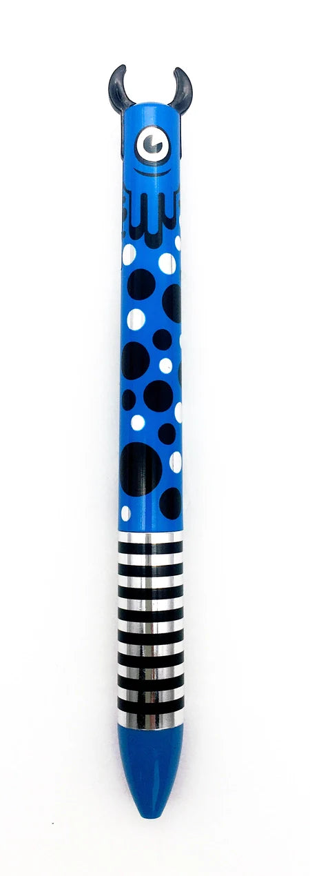 Twice As Nice Metallic Two Color Click Pens - Monster