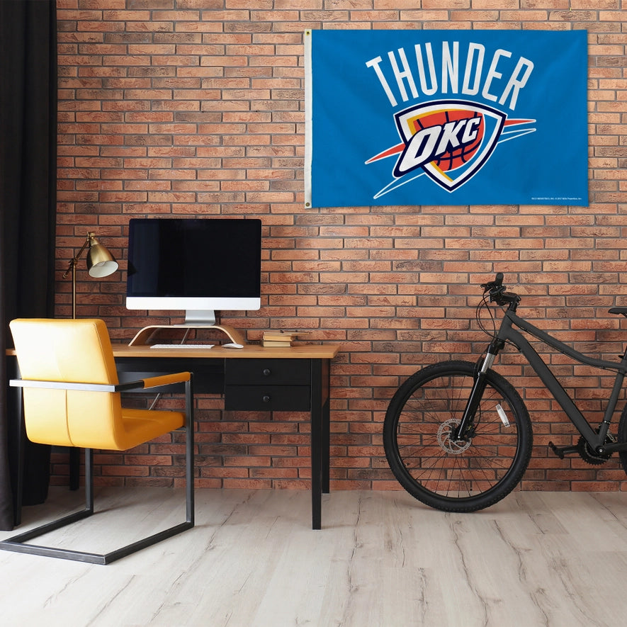 OKC Thunder 3x5 Banner Flag