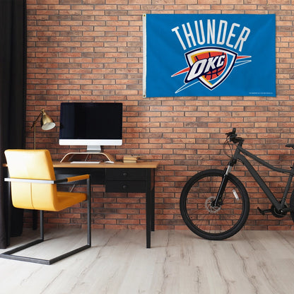 OKC Thunder 3x5 Banner Flag