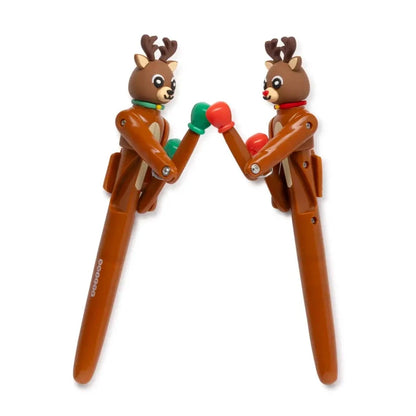 Boxing Reindeer Action Pens