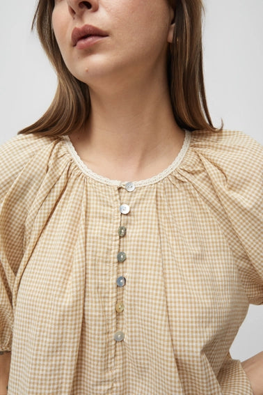 The Delia Top - Yellow