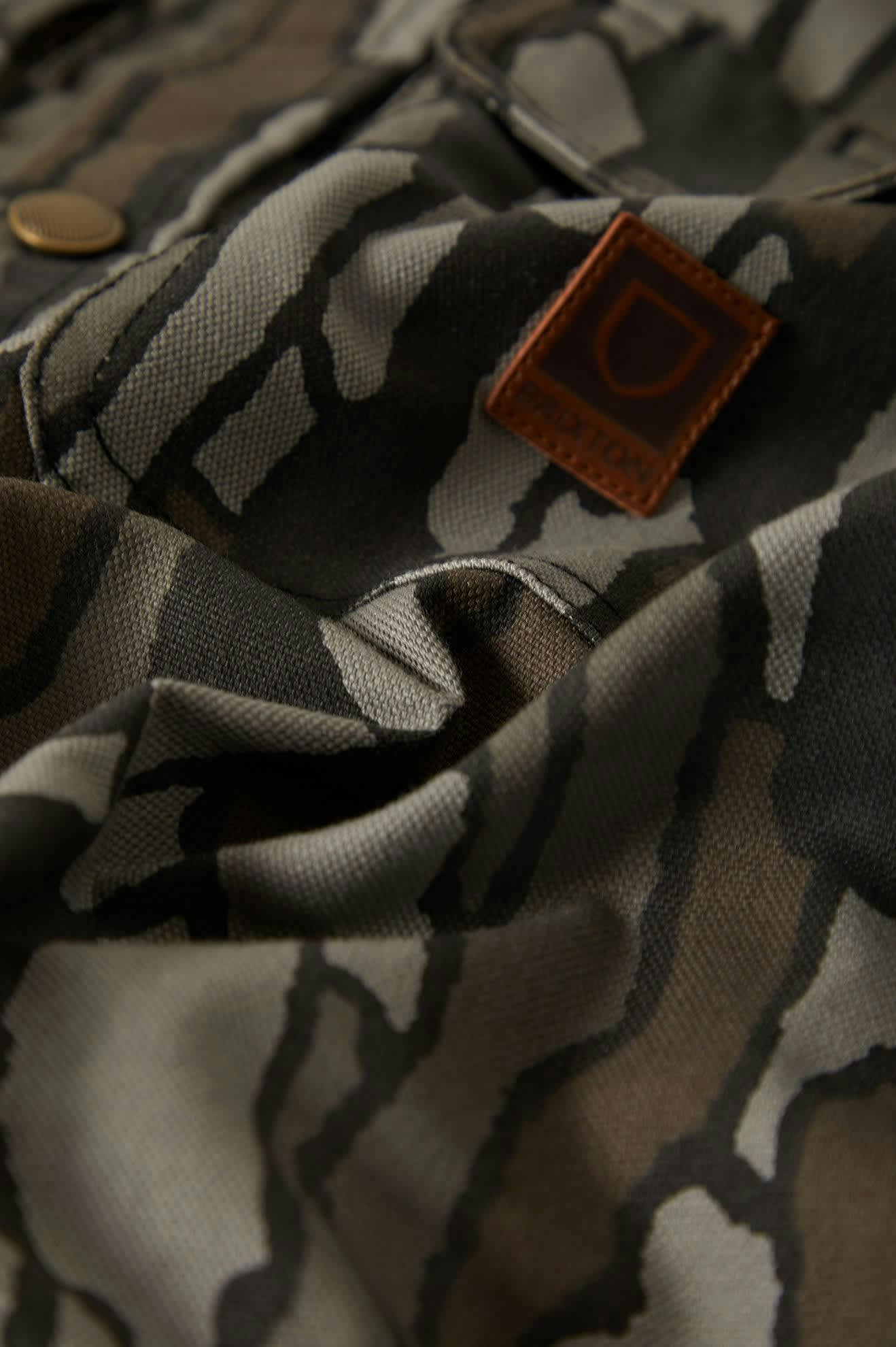 Builders Stretch Overshirt - Bark Camo