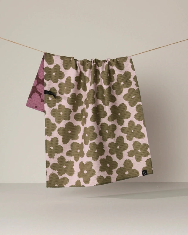 Fuzzy Floral Luxe Kitchen Towel