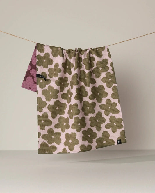 Fuzzy Floral Luxe Kitchen Towel