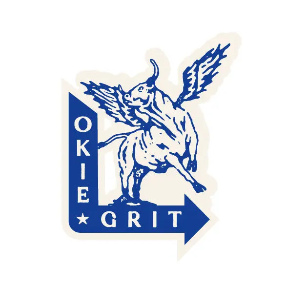 Okie Grit Bull Sticker