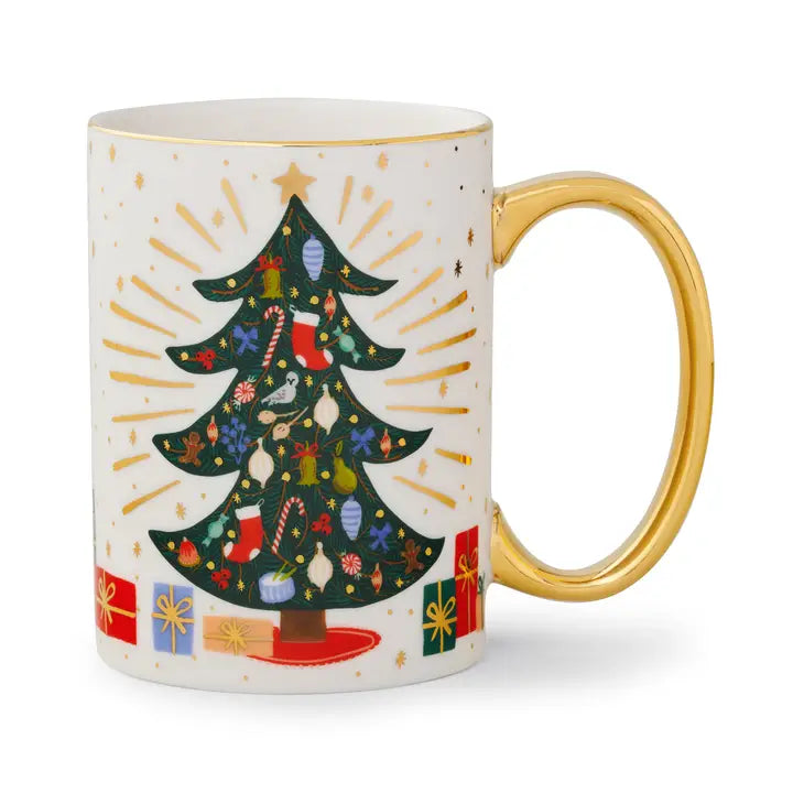 Holiday Tree Porcelain Mug