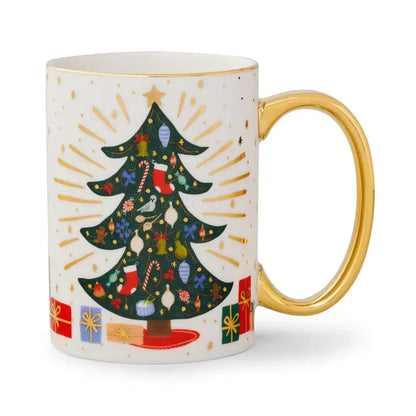 Holiday Tree Porcelain Mug