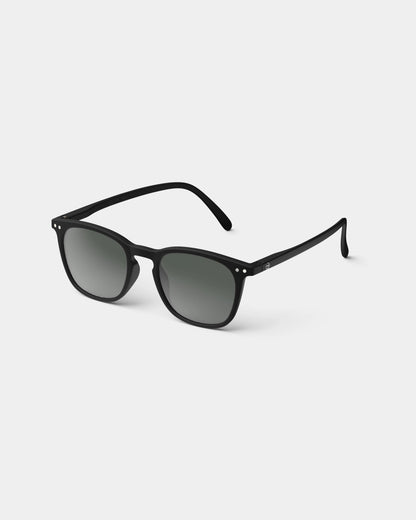 #E Sunglasses - Black/Grey Lenses