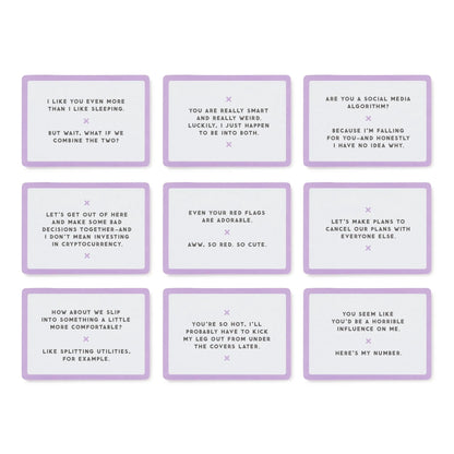 Emergency Pick-up Lines Card Set