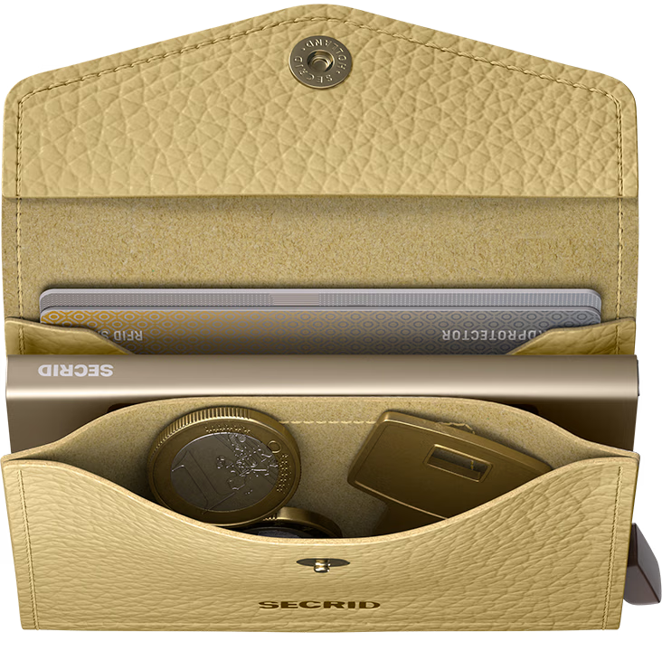 Envelope Wallet - Pebble Butter Yellow