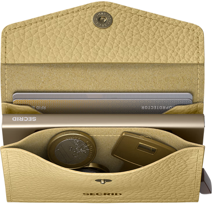 Envelope Wallet - Pebble Butter Yellow