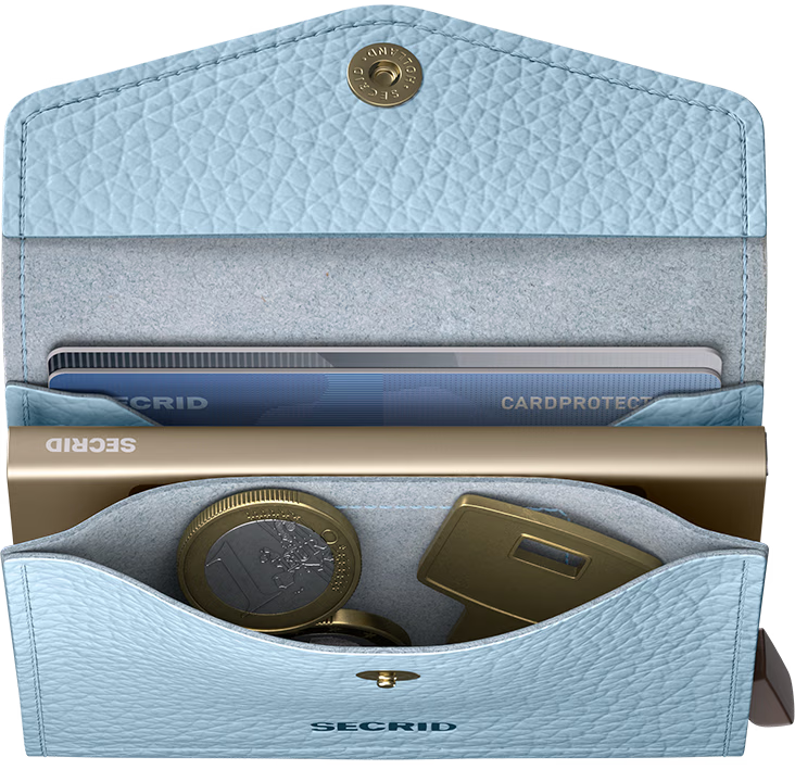Envelope Wallet - Pebble Ice Blue
