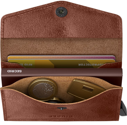 Envelope Wallet - Vintage Cognac