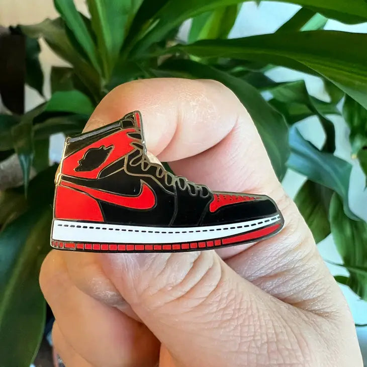 Air Jordan 1 Bred Enamel Pin