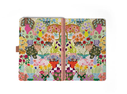 Wild Garden Soft Touch Hardbound Layflat Notebook