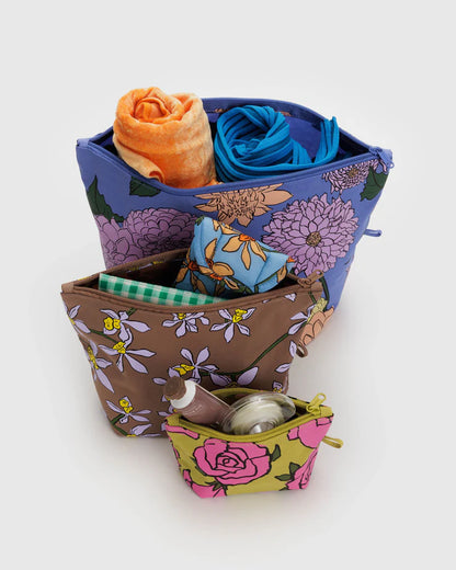 Go Pouch Set - Garden Flowers