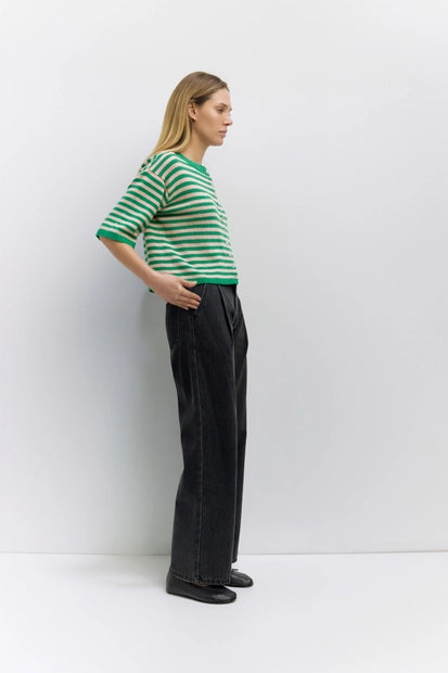 The Jenny Cardigan - Green/Pink