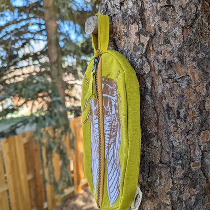 Cicada Zippered Pouch