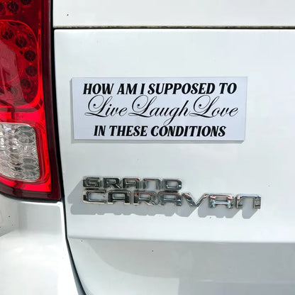 In These Conditions Car Magnet