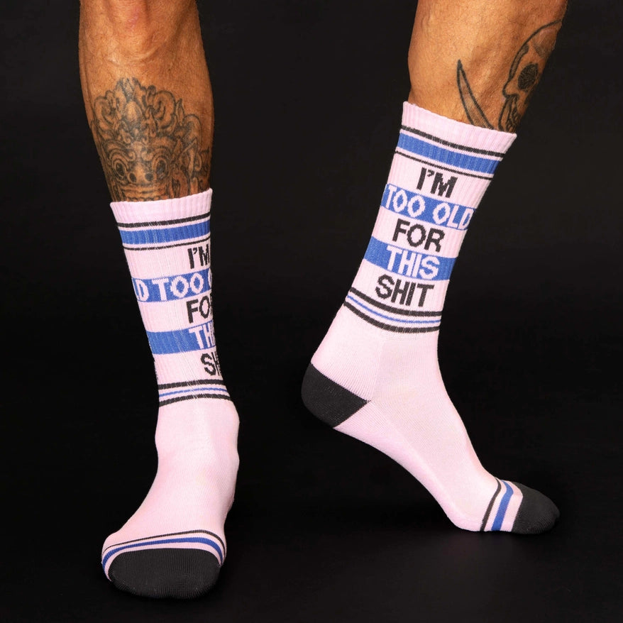Too Old Crew Socks