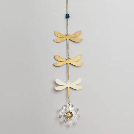 Suncatcher -Dragonfly/Blue Apatite