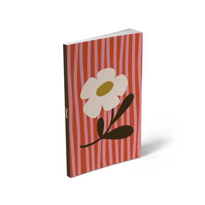 Daisy Stripes Soft Touch Classic Layflat Notebook