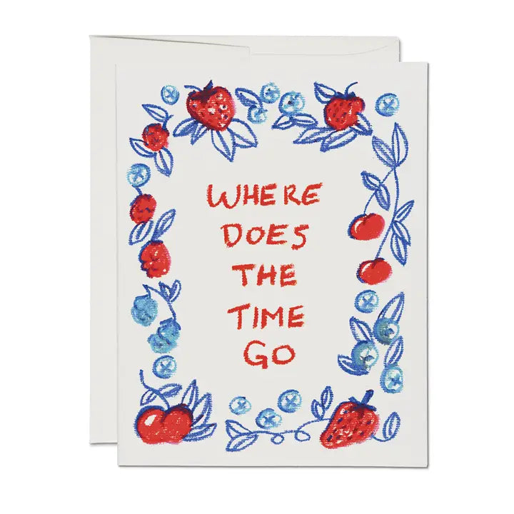 Berry Time Friendship Greeting Card