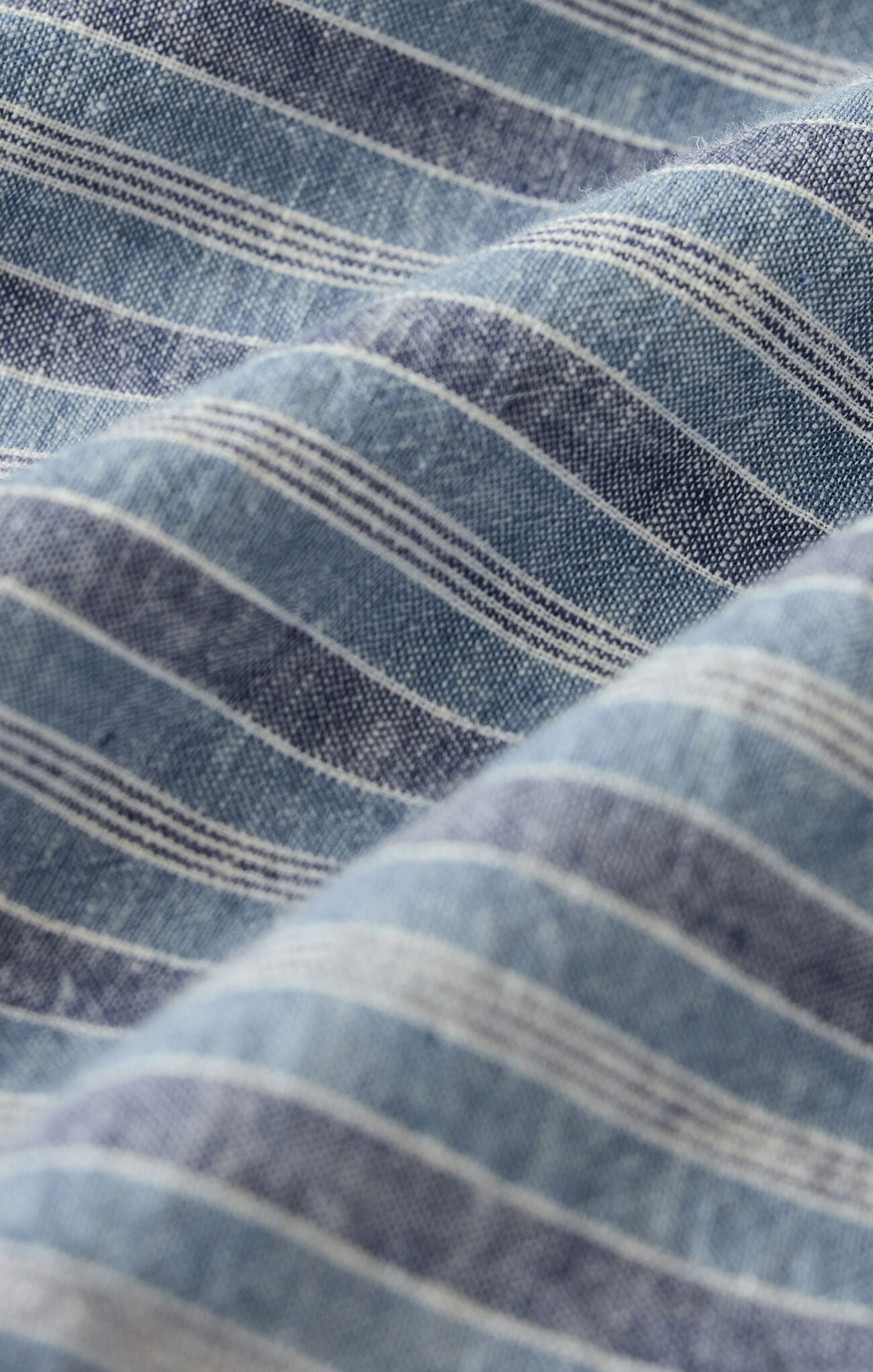 The Perfect Striped Button Up - Indigo